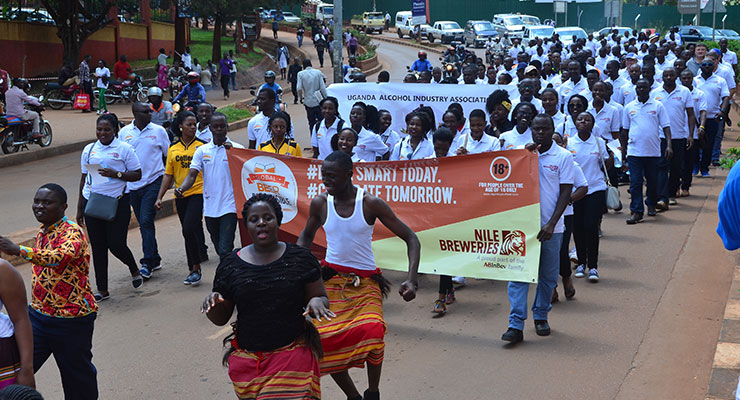 15 September 2017. Nile Breweries Limited and AB InBev is celebrating its annual Global Be(er) Responsible Day today Friday, 15th September 2017.